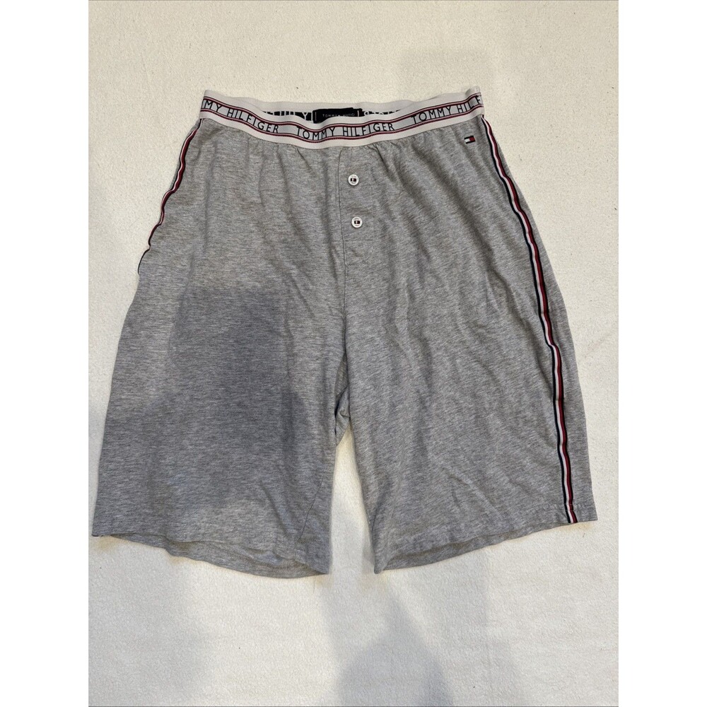 Men’s Tommy Hilfiger Sleep Shorts Grey Pajamas Sz Small